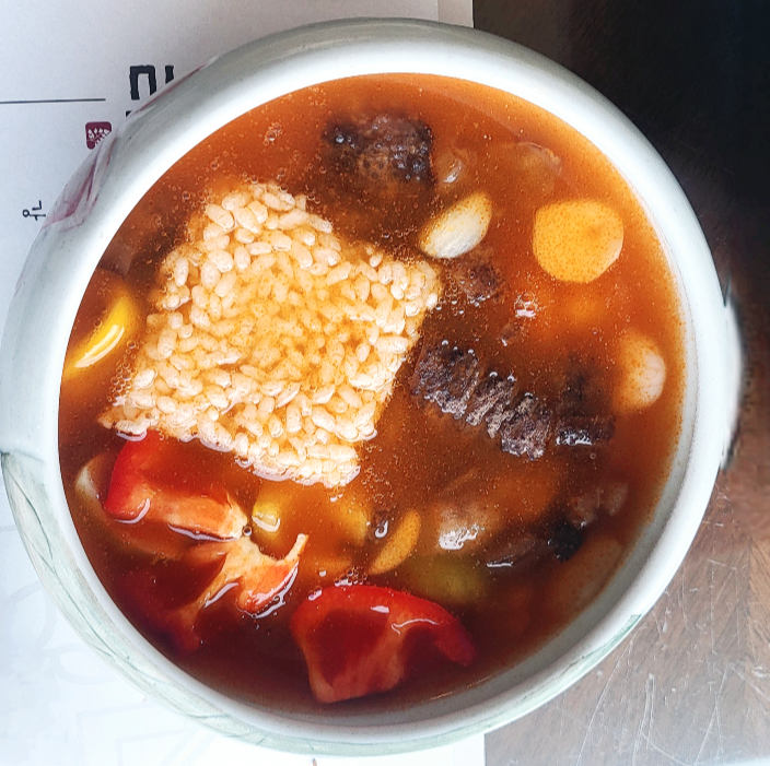 하수오코스 백봉령 해삼누룽지탕