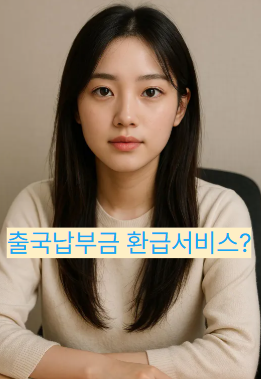 출국납부금 환급서비스 신청 총정리