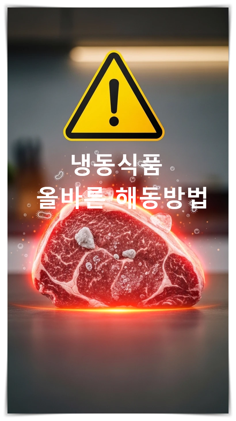 냉동식품-해동-방법