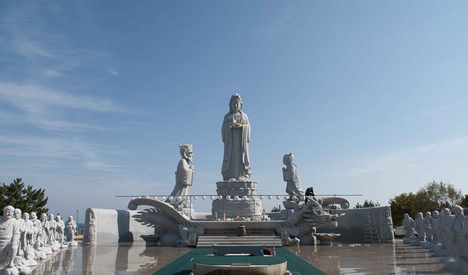 양양 휴휴암 해수관음상