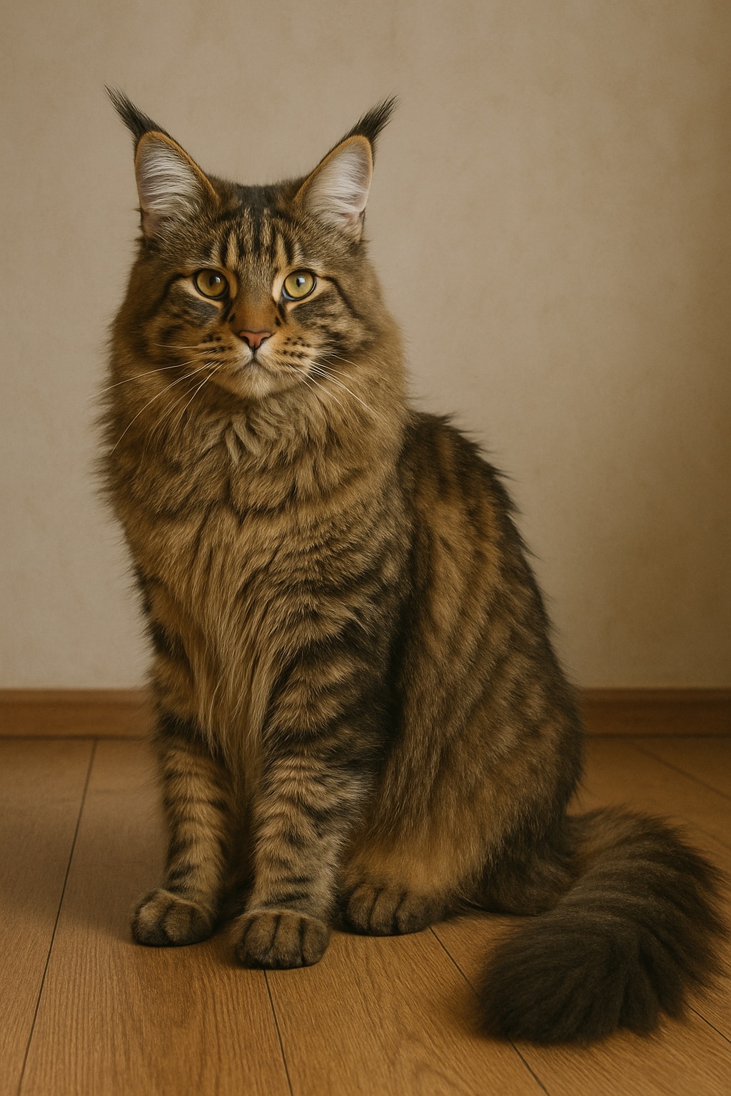 메인쿤 고양이 사진