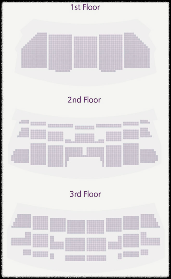 뮤지컬 영웅 세종 문화회관 대극장 좌석배치도