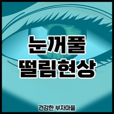눈꺼풀 떨림현상