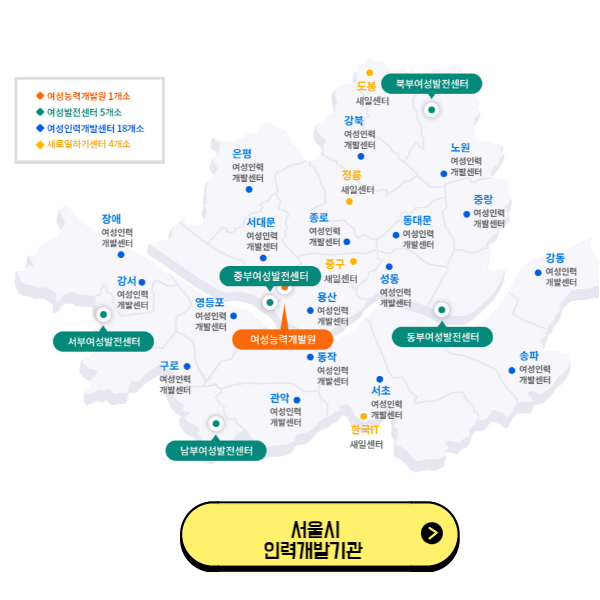 서울시 여성인력개발기관 위치표