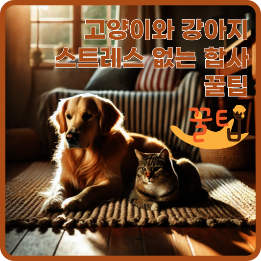 개와 강이지 합사 꿀팁