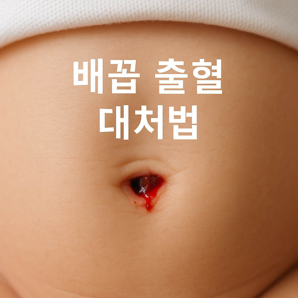 신생아 배꼽 출혈 원인과 대처법👶 절대 하지 말아야 할 행동