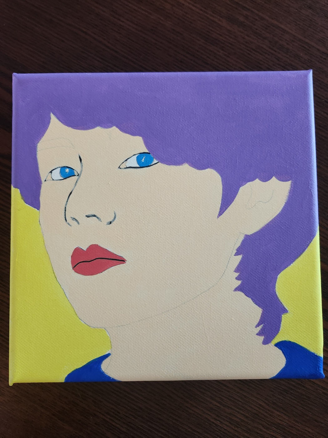 뷔 팝아트 초상화