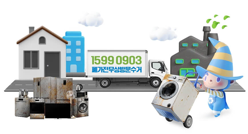 폐가전 무상방문수거 전화 신청 (콜센터)