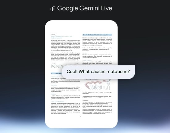 Google Gemini Live (출처:삼성전자)