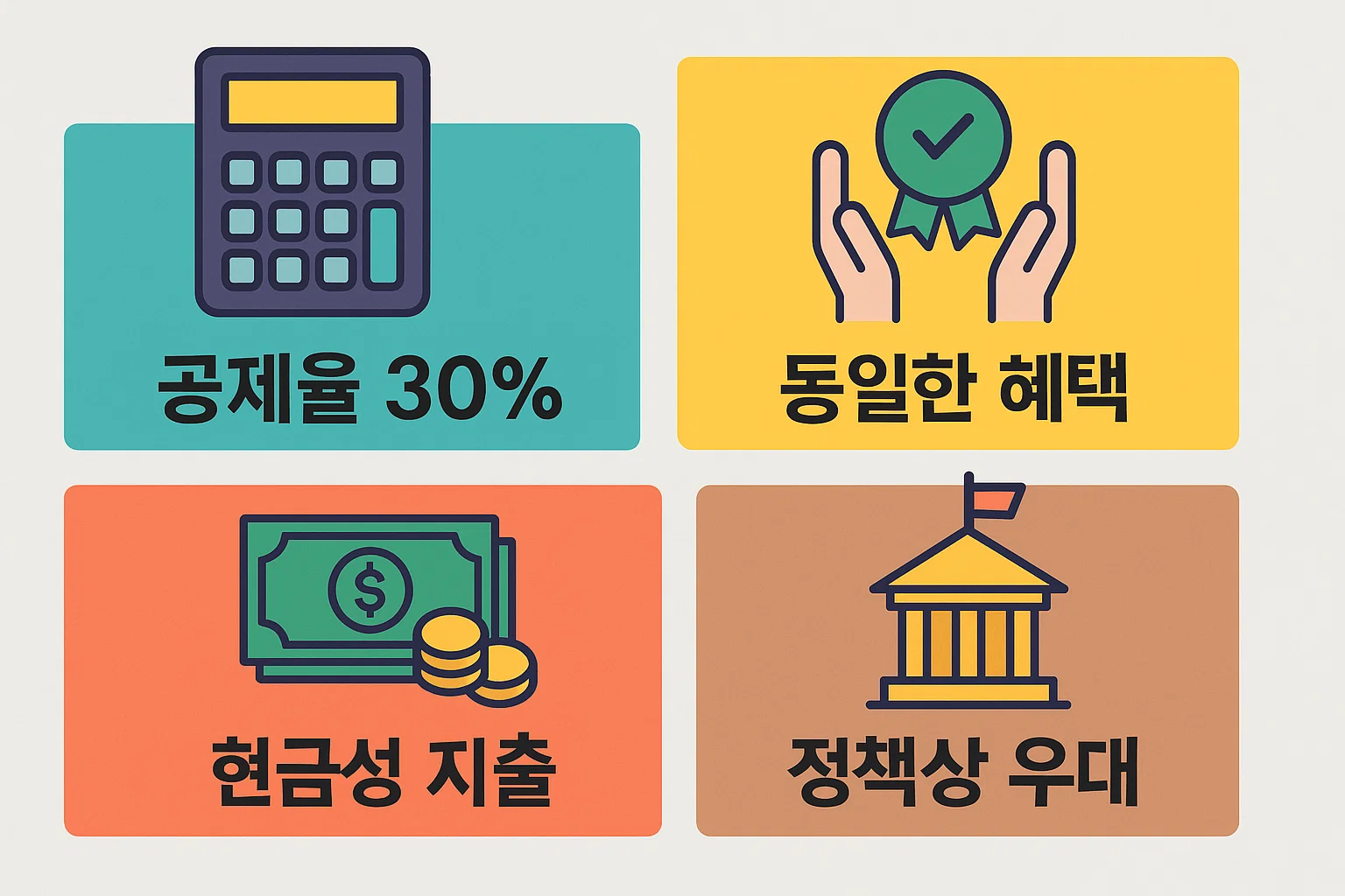 현금영수증과 체크카드 모두 소득공제율 30퍼센트가 적용되지만 실제 환급액 산정 과정에서 차이가 발생하는 이유를 설명한 이미지입니다