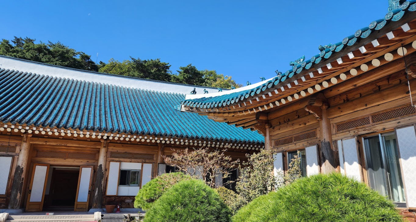 Blue house