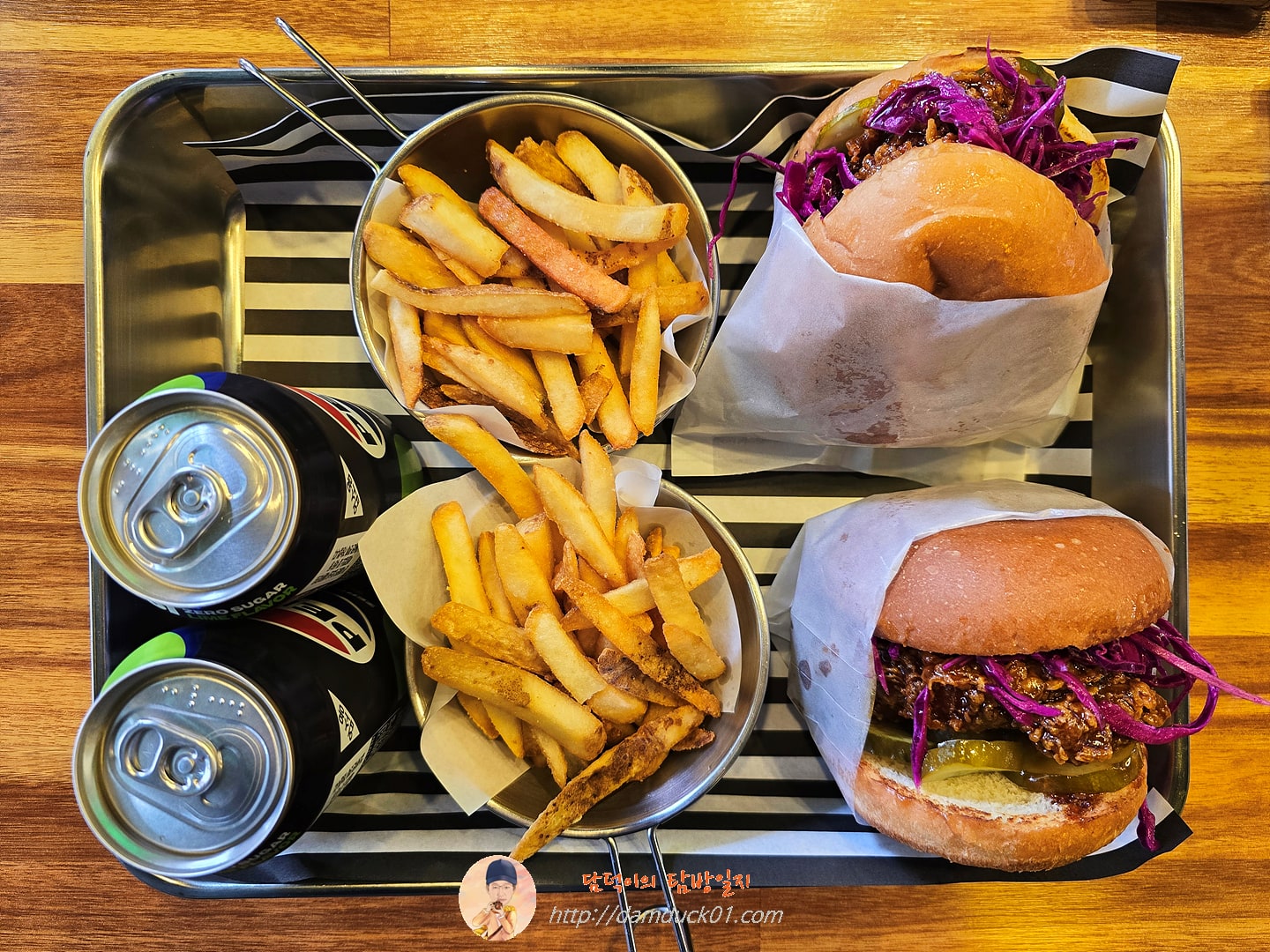 내슈빌 핫 치킨 버거 세트