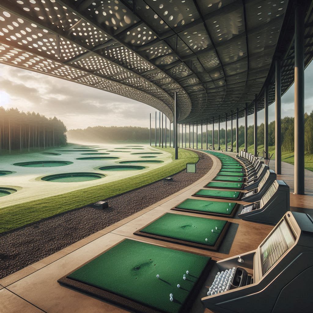 실외골프연습장 배경