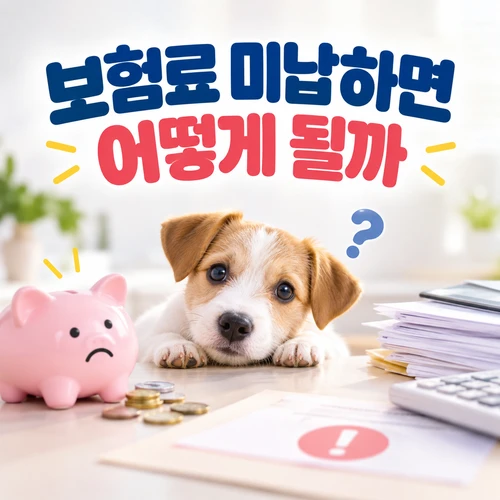 보험료 미납하면 어떻게 될까