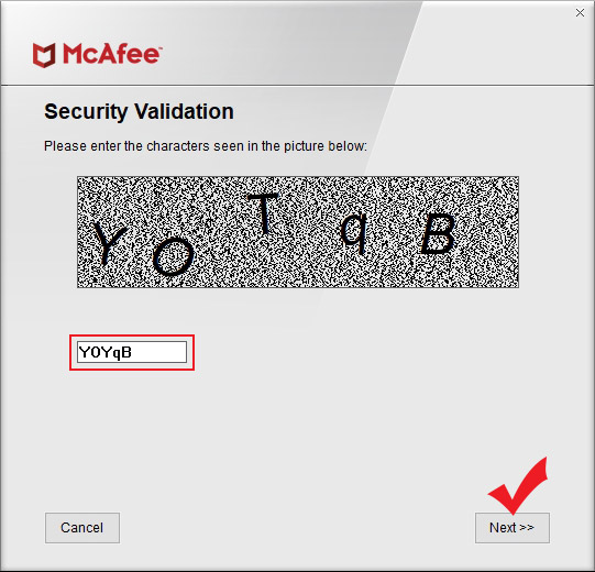 맥아피 삭제 보안코드 입력