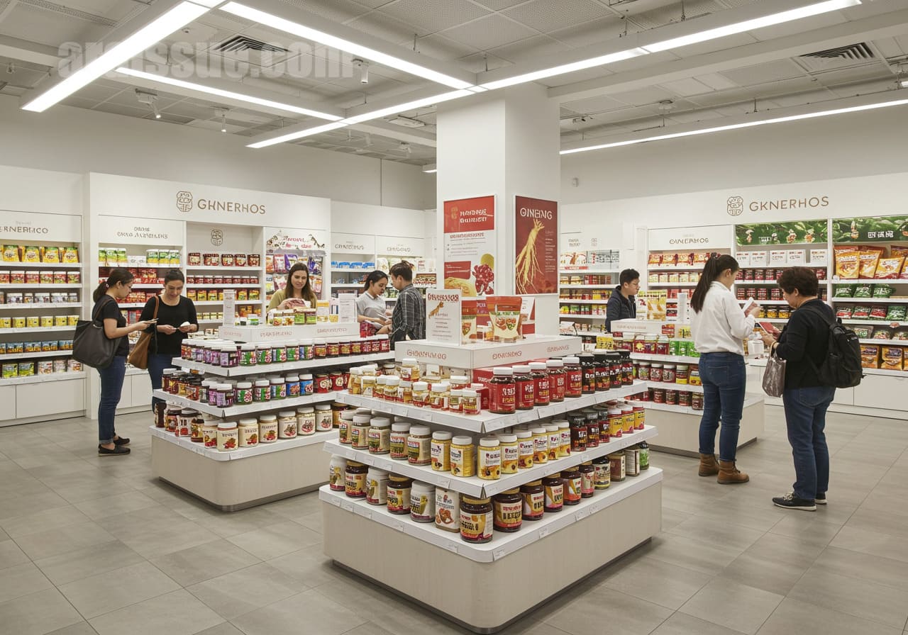 어버이날을 맞아 건강기능식품을 구매하는 고객들