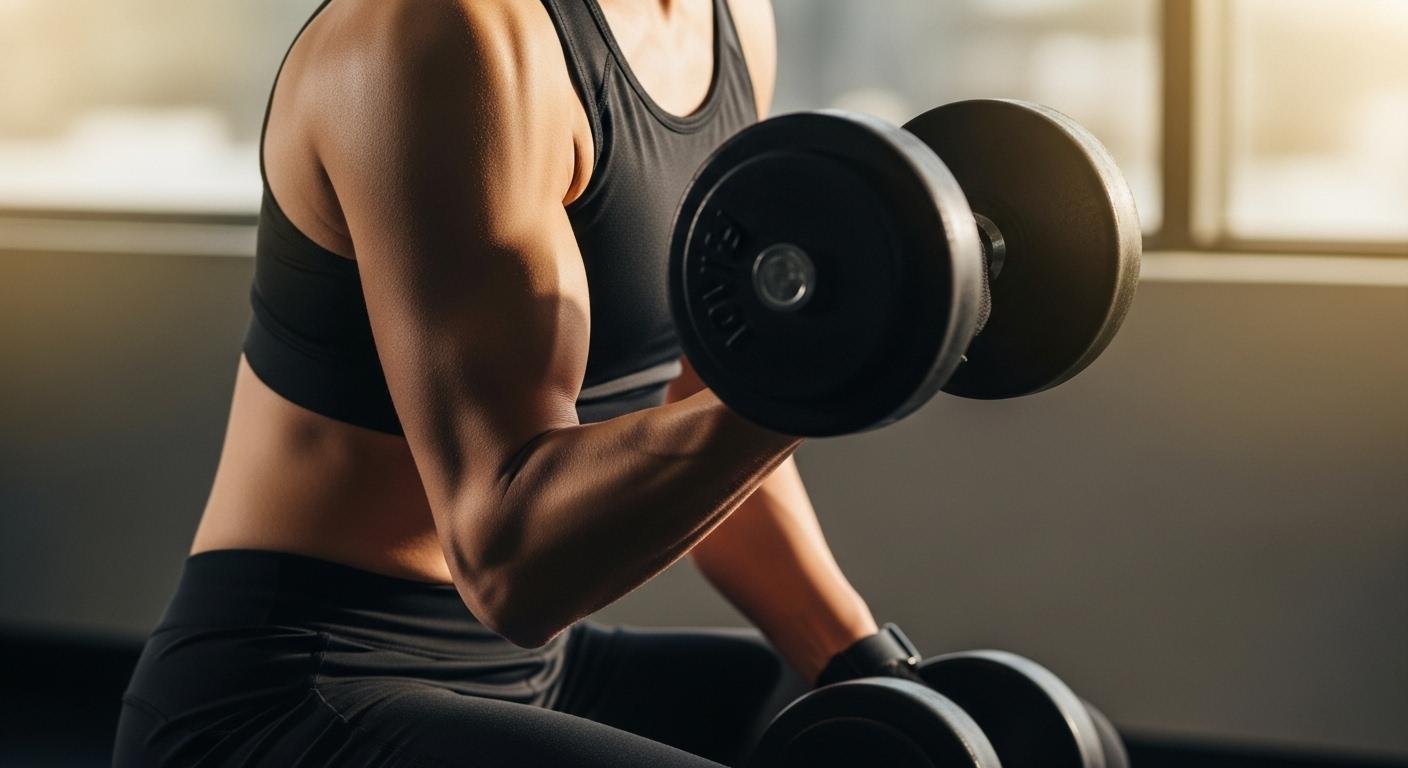 팔뚝살 빼는 운동 덤벨