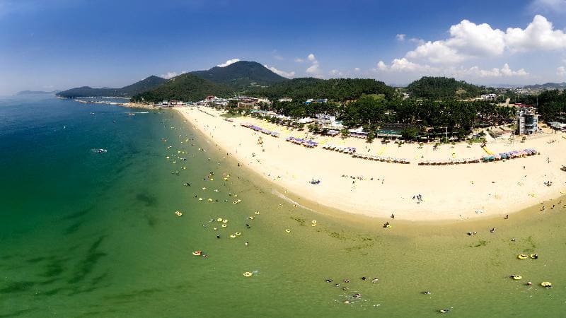 신지명사십리 해수욕장