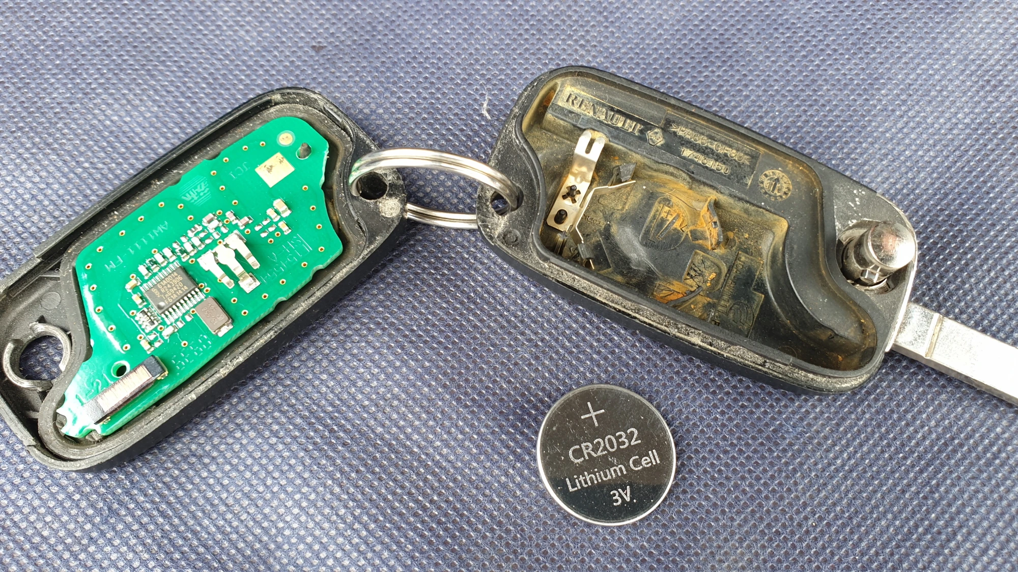 뉴 SM3 리모컨 건전지 규격