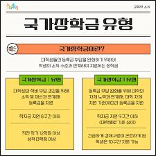 국가장학금 신청 자격 조건 안내