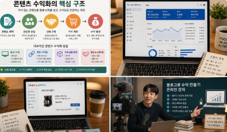 콘텐츠 수익화 전략으로 블로그와 SNS를 돈으로 연결하는 현실적인 방법 완벽 가이드