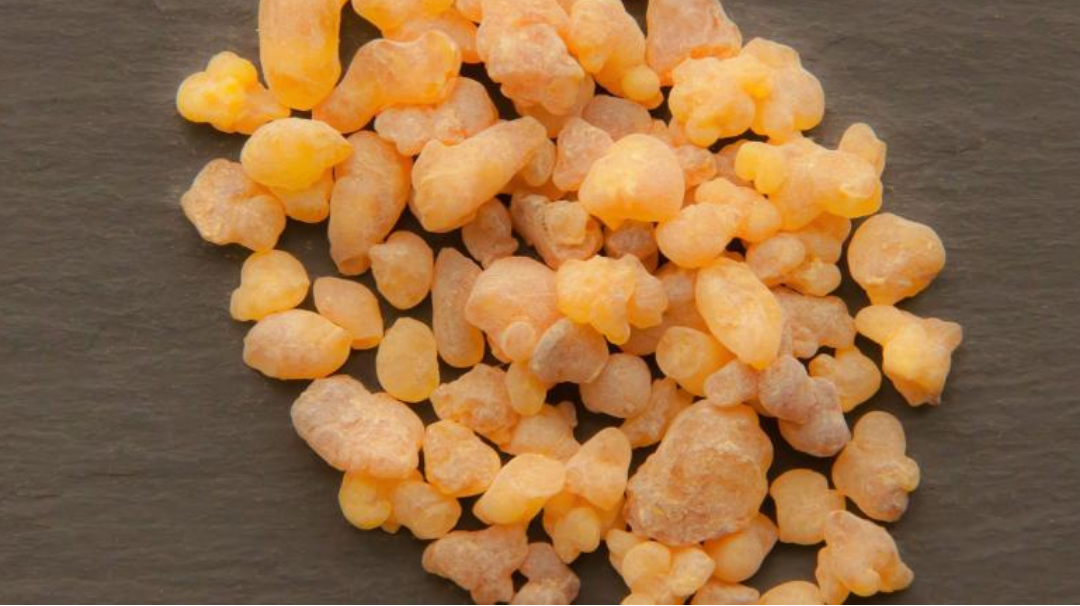 유향이 고체화된 모습