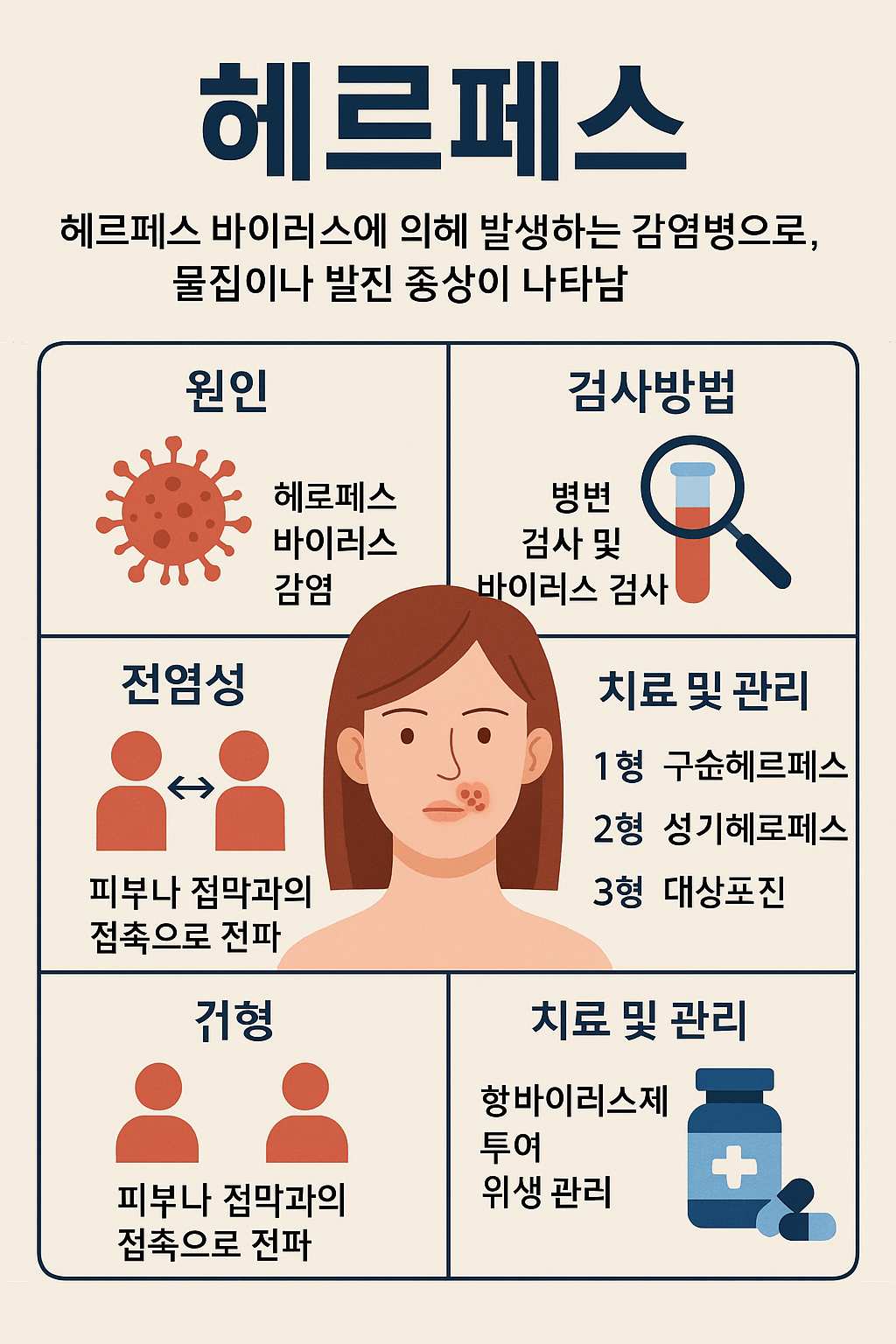 헤르페스 1형과 2형