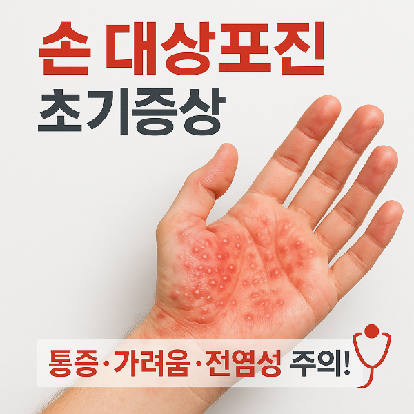 손 대상포진 썸네일 이미지입니다.