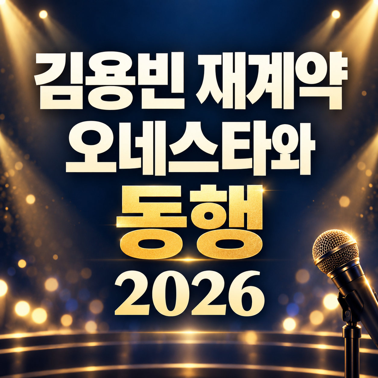 김용빈 재계약 소식 2026|오네스타컴퍼니와 동행 이어가는 이유 알아보기