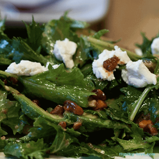 경수채를 이용한 샐러드