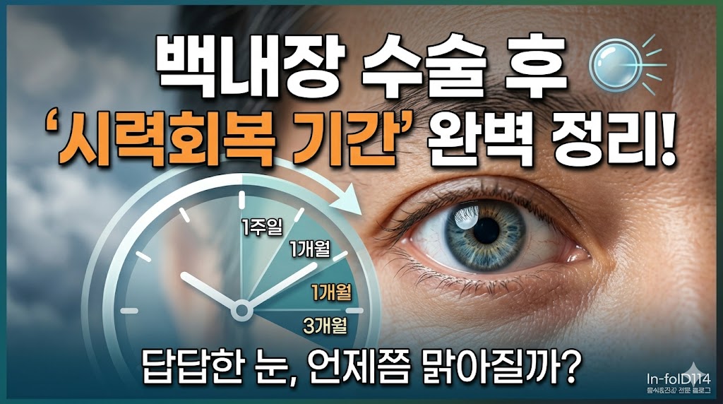 백내장 수술후 시력회복 기간