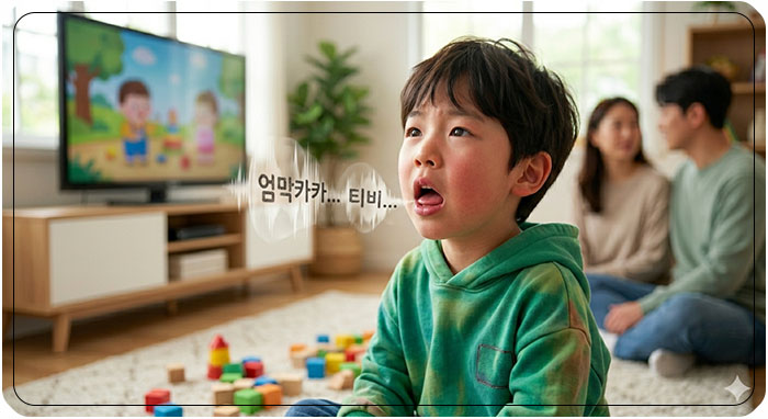 부정확한 발음으로 말할때
