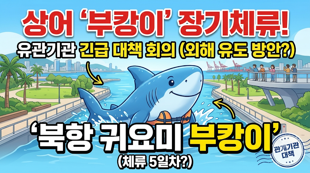 상어 '부캉이' 장기체류