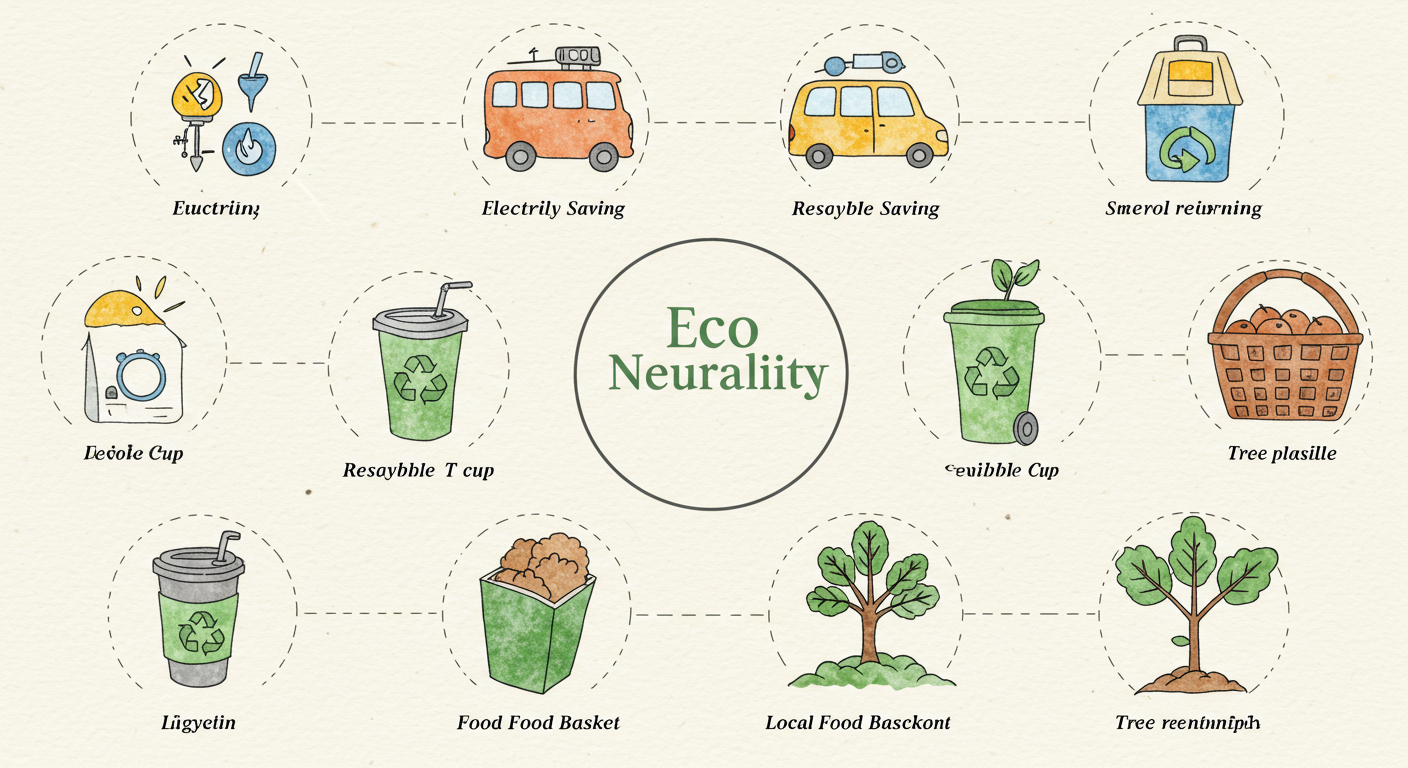탄소중립 실천방법 7가지 아이콘