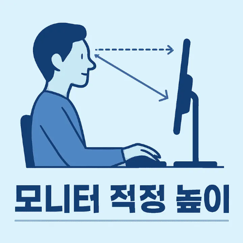 모니터 적정 높이-썸네일이미지