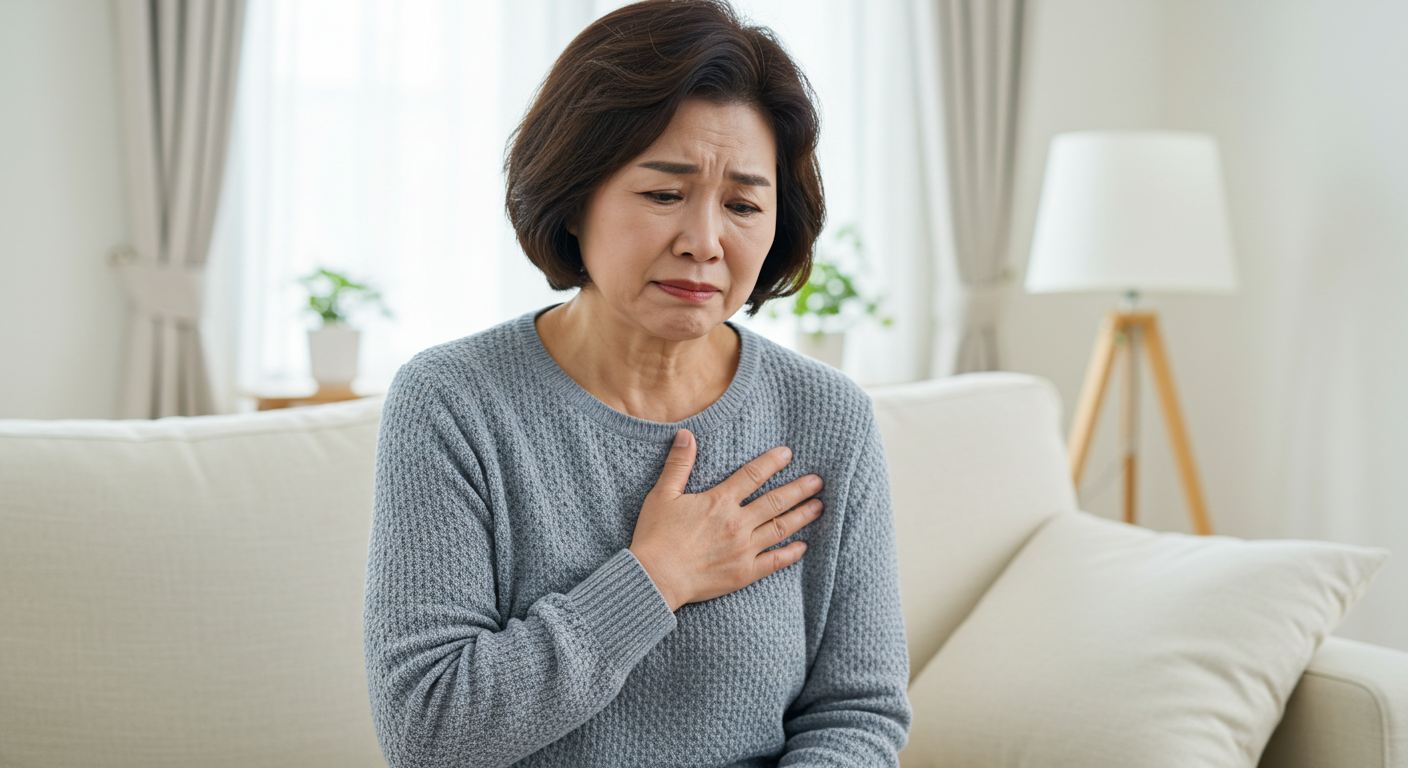 50대 여성 협심증 초기 증상 1