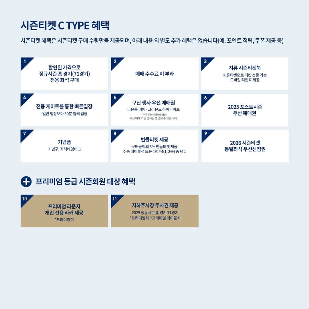 NC다이노스 2025 시즌권