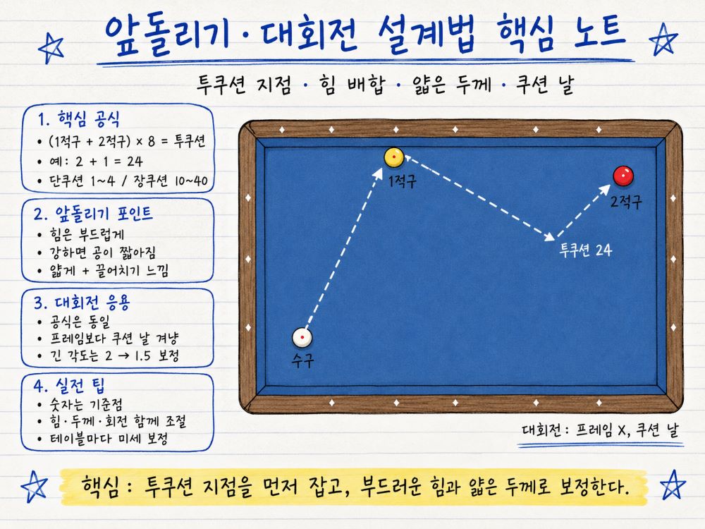 앞돌리기 설계법 핵심 공략 노트