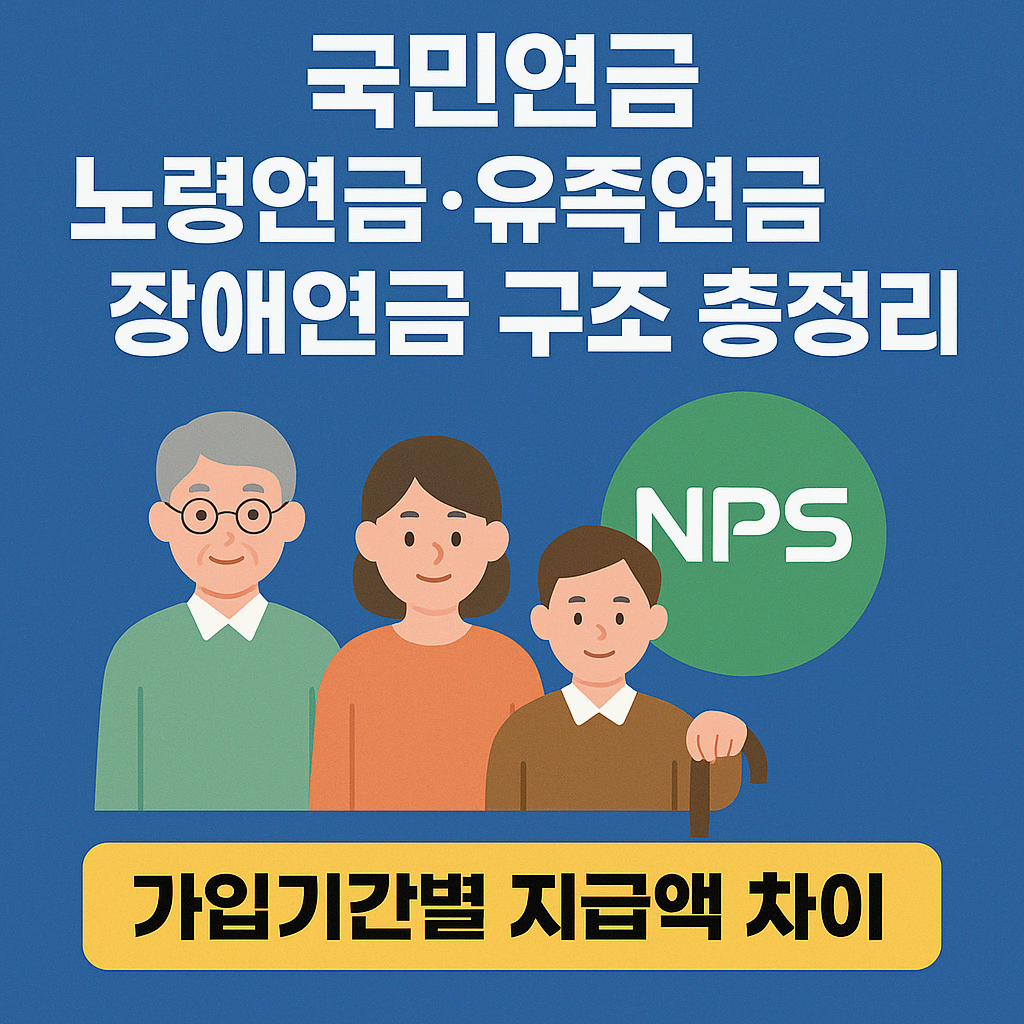 국민연금 노령연금·유족연금·장애연금 구조 총정리