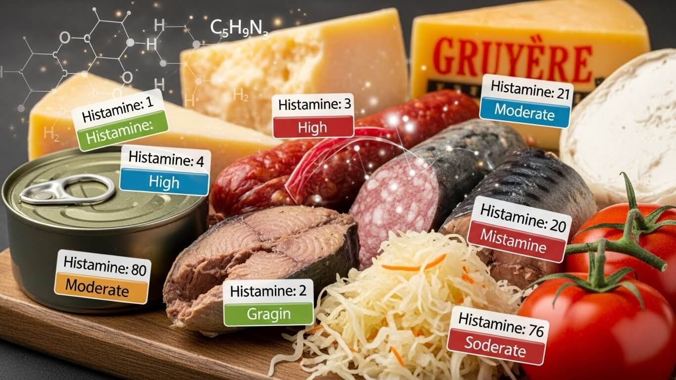 식품 속 히스타민과 급성 과민 반응의 생리학적 개요