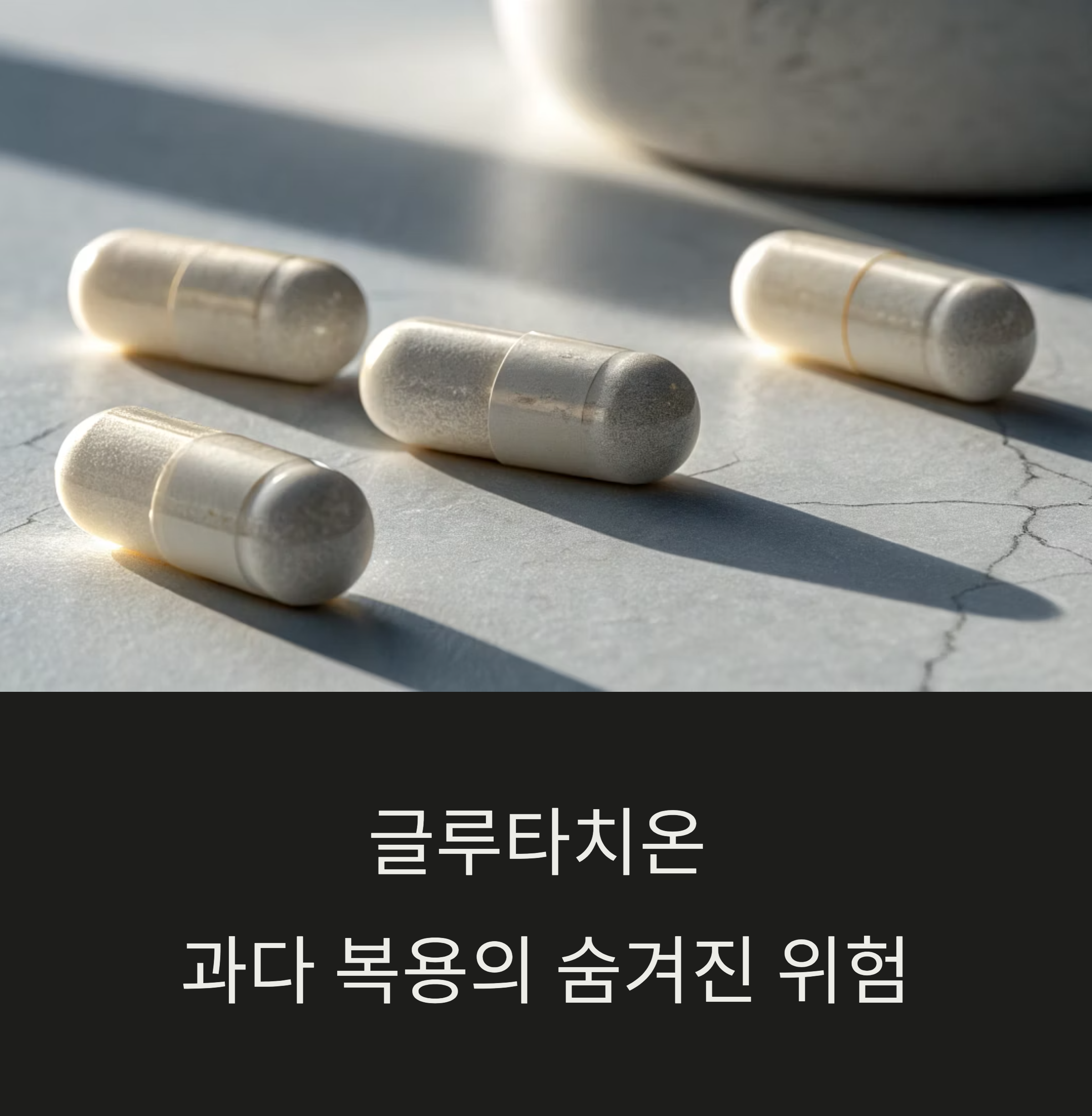 글루타치온, 과하면 독
