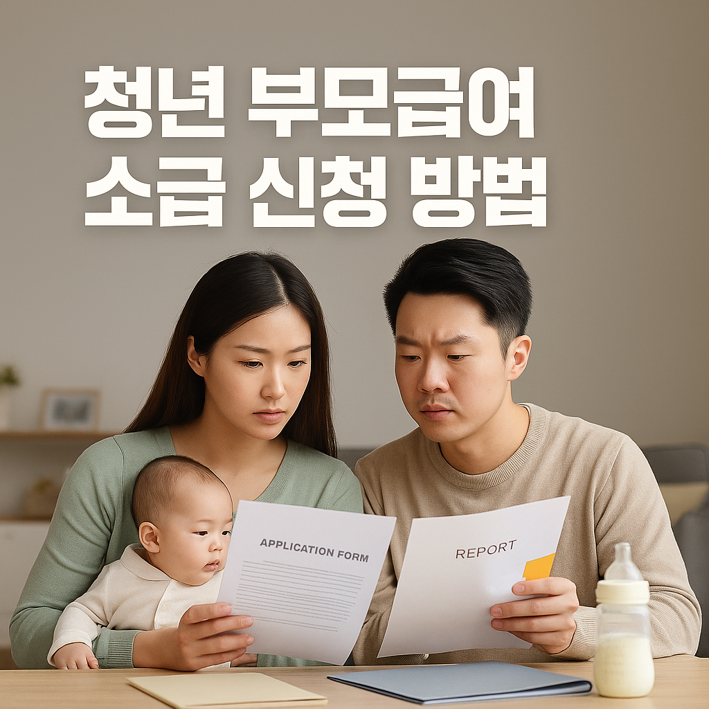 청년 부모급여 소급 신청 방법