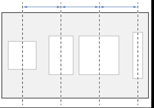 stack view distribution flag equal centering