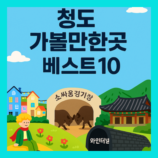 청도 가볼만한곳 베스트10