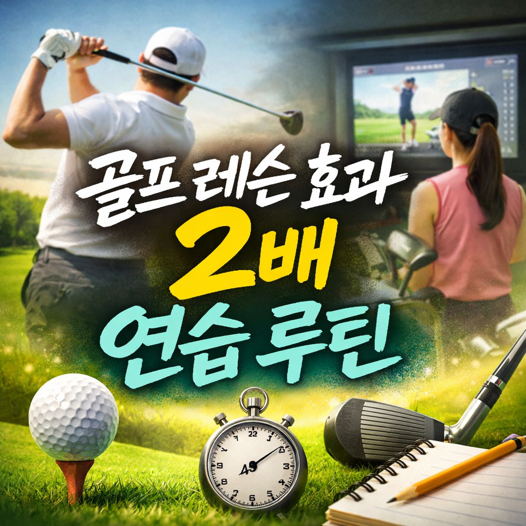 2026 골프 레슨 효과 2배 높이는 연습 루틴 총정리