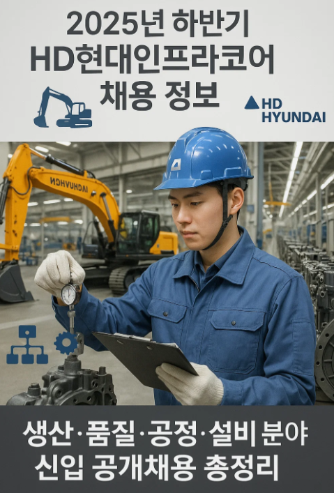 2025년 하반기 HD현대인프라코어 채용 정보
