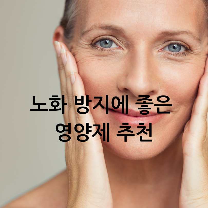 노화 방지에 좋은 영양제 추천