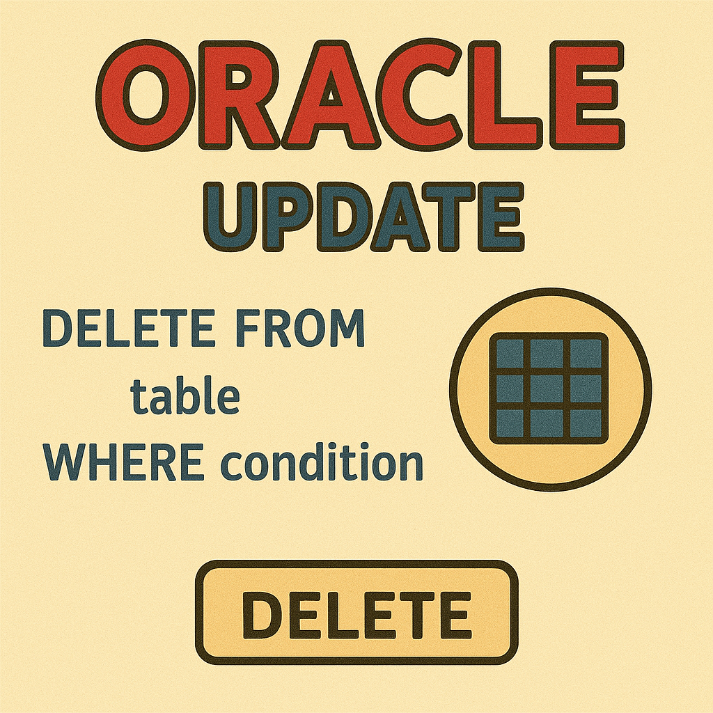 오라클 DELETE() 문법 완전 정리: 실무에서 자주 쓰는 예제로 배우기