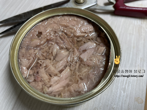 고리없는-참치캔-뚜껑따기-성공