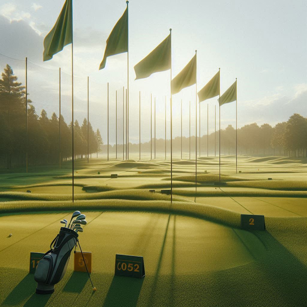 실외골프연습장 배경